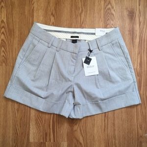 Express Editor pin striped shorts NEW
